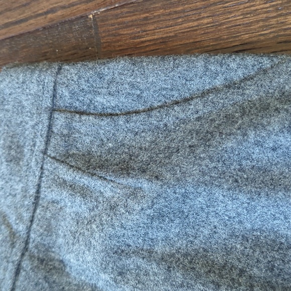 AH! AUSTIN HILL I Vintage Grey Gray Wool Blend A-Line Pencil Midi Skirt, XS - Picture 6 of 14